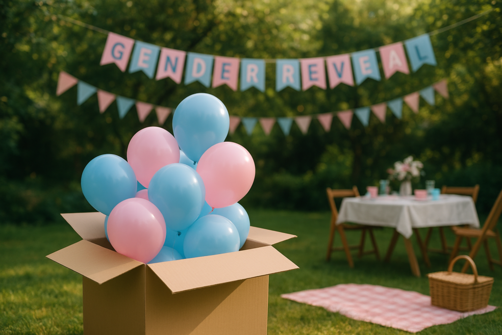Hoe organiseer je een gender reveal met vrienden en familie?